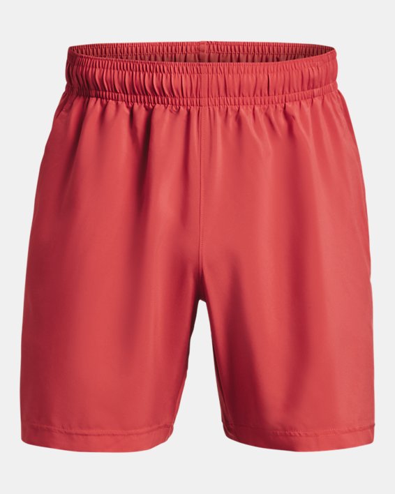 Men's UA Woven 7" Shorts, Red, pdpMainDesktop image number 5